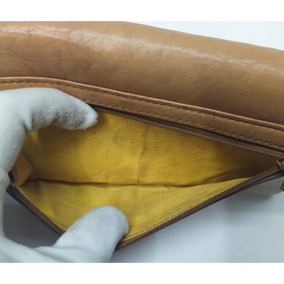 Fossil Brown Leather Credit Card ID Window Trifold Wallet - Picture 9 of 16